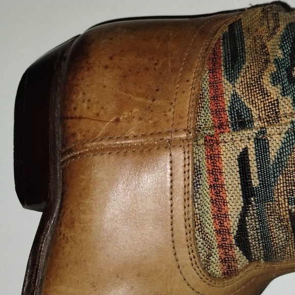 Seychelles Size 7.5 Aztec Leather Southwest Western Boots Womens Brown Cowgirl - Picture 9 of 10